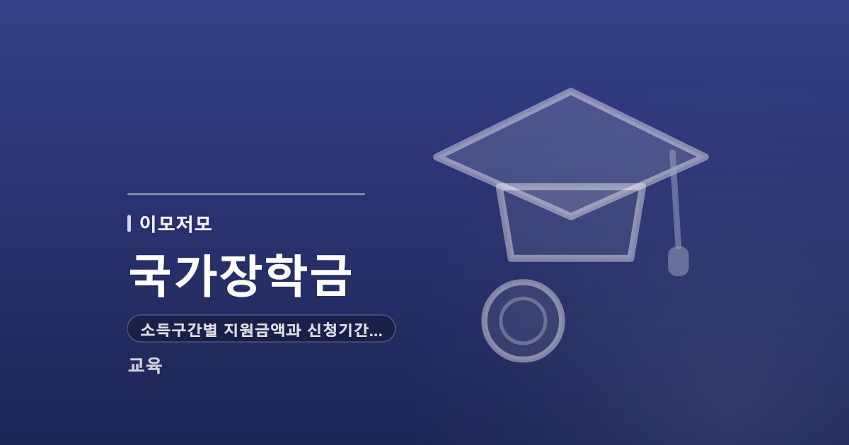 국가장학금 소득구간별 지원금액과 신청기간 총정리 (2027학년도 1학기)